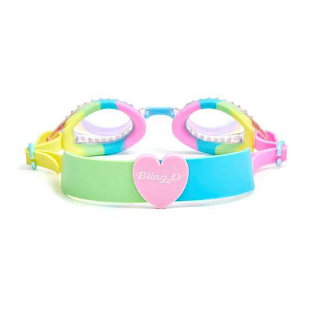 Bling2O Swim Goggles Classic Edition Cotton Candy Swirl