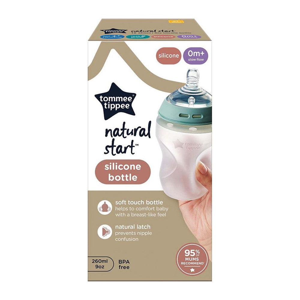 Tommee Tippee Natural Start 1x 260ml Silicone Bottle