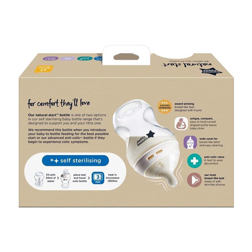 Tommee Tippee Natural Start 3x 260ml Bottles