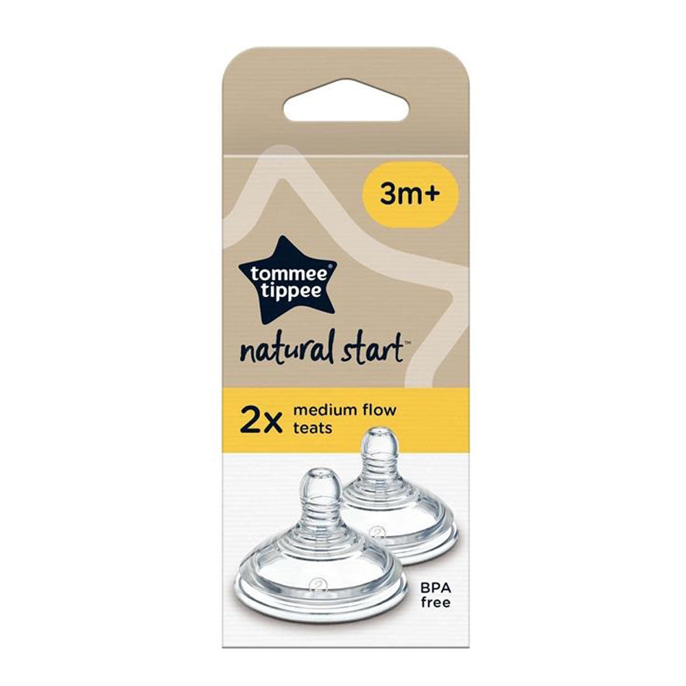 Tommee Tippee Natural Start 2x Medium Flow Teats