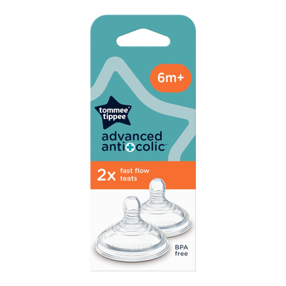 Tommee Tippee Advanced Anti-Colic 2x Fast Flow Teats