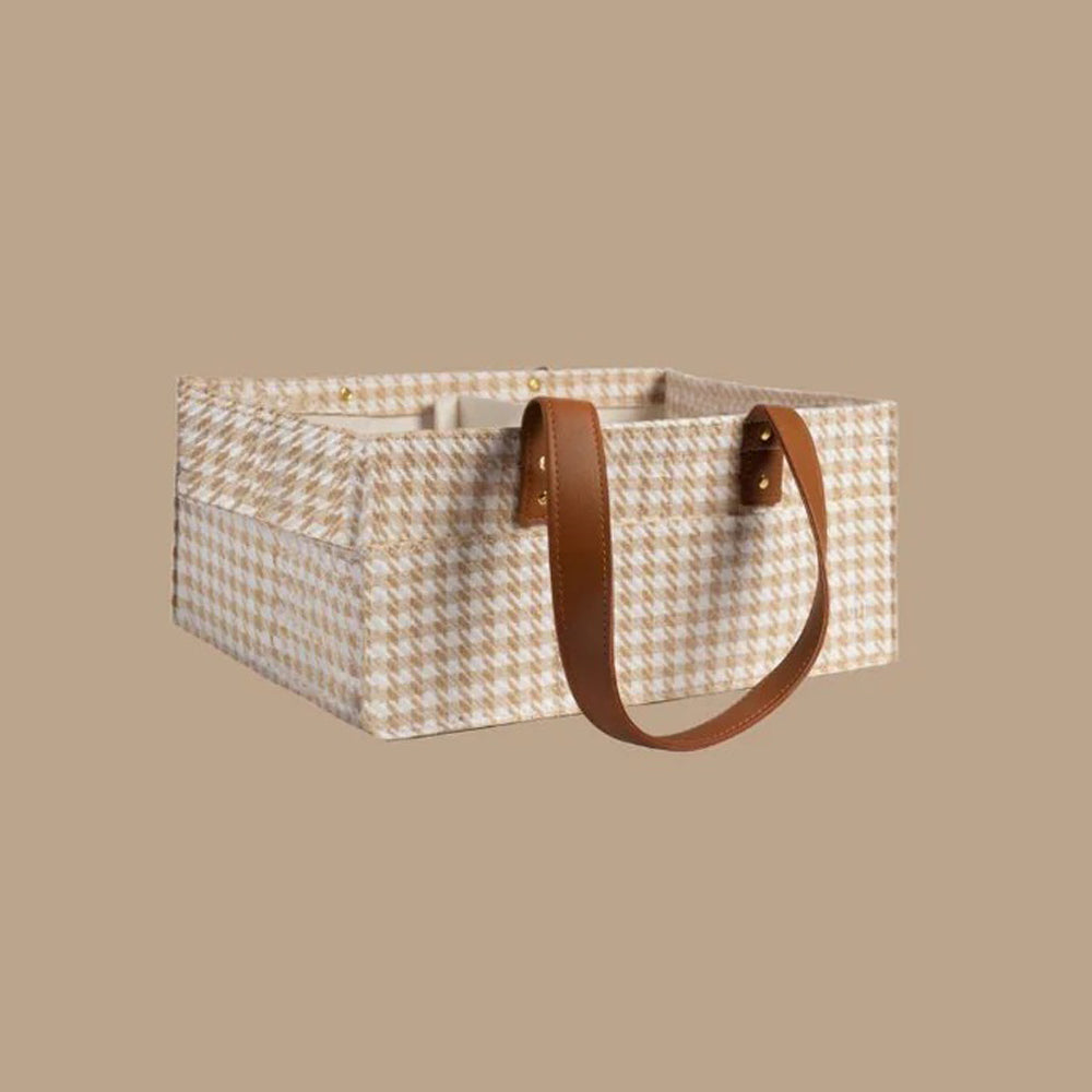 Bunnie Caddie Mini Houndstooth Tan