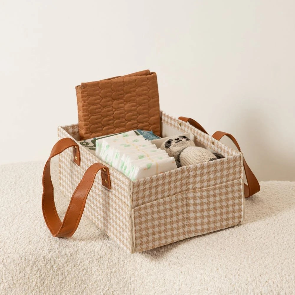 Bunnie Caddie Mini Houndstooth Tan