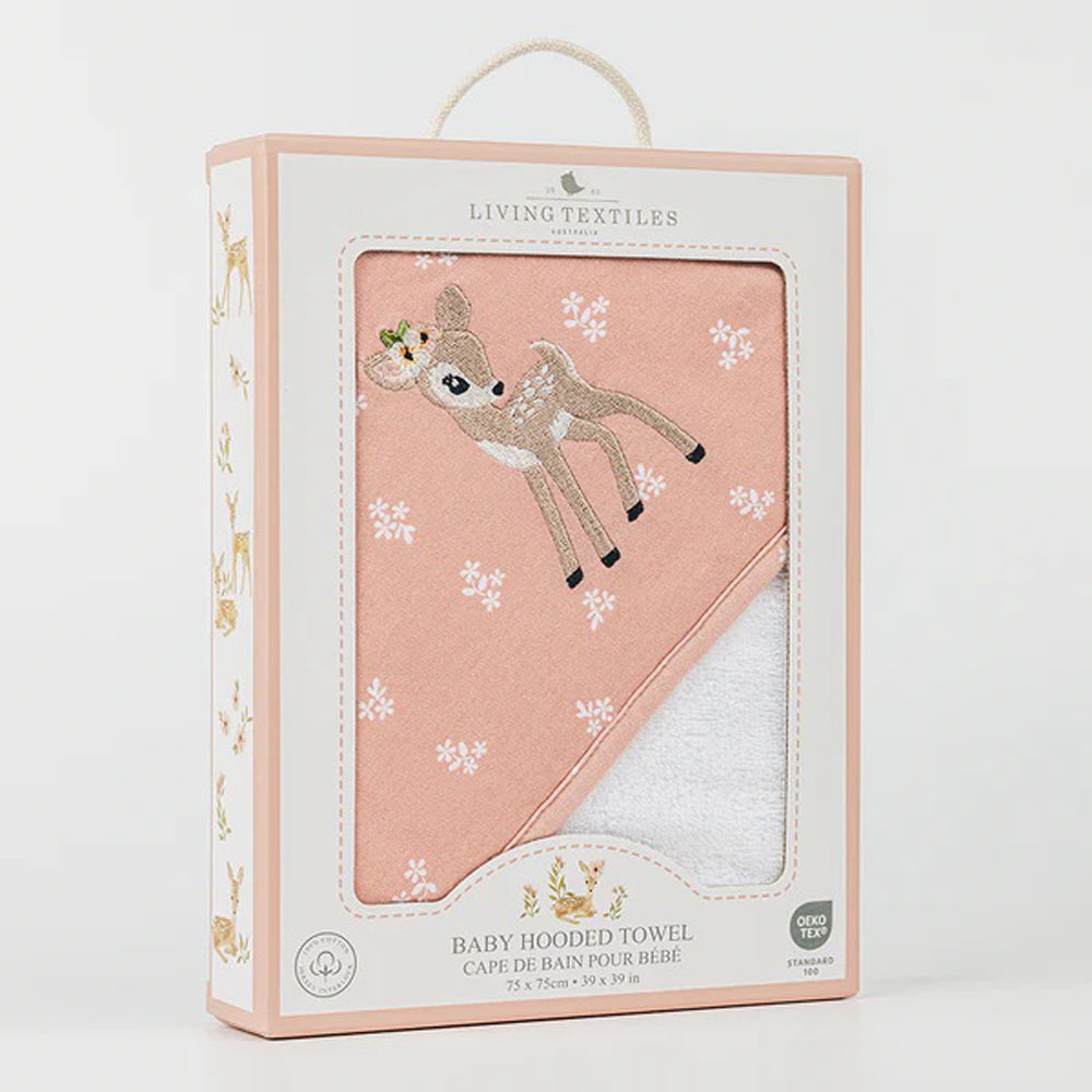 Living Textiles Hooded Towel Sophia Garden