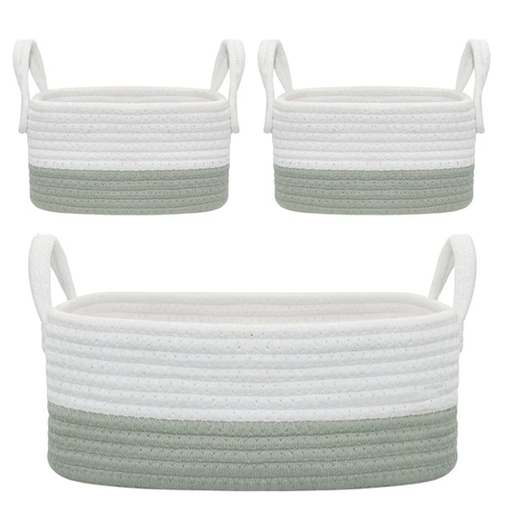 Living Textiles Cotton Rope Nursery Storage Set