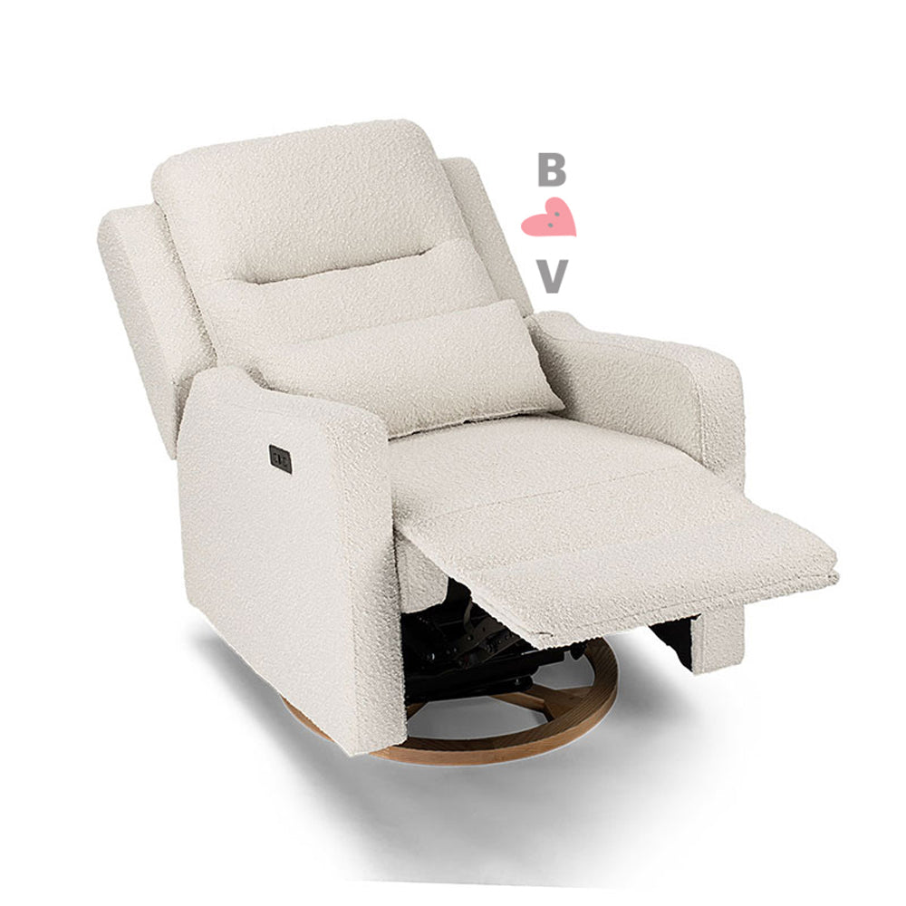 Cocoon Rio Electric Recliner & Glider Chair with USB Vanilla Boucle