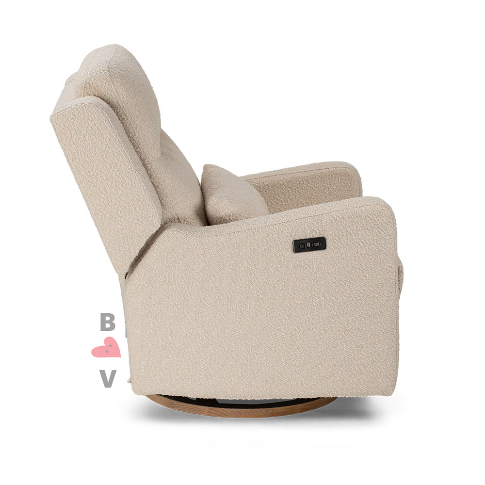 Cocoon Rio Electric Recliner & Glider Chair with USB Sandstone Boucle