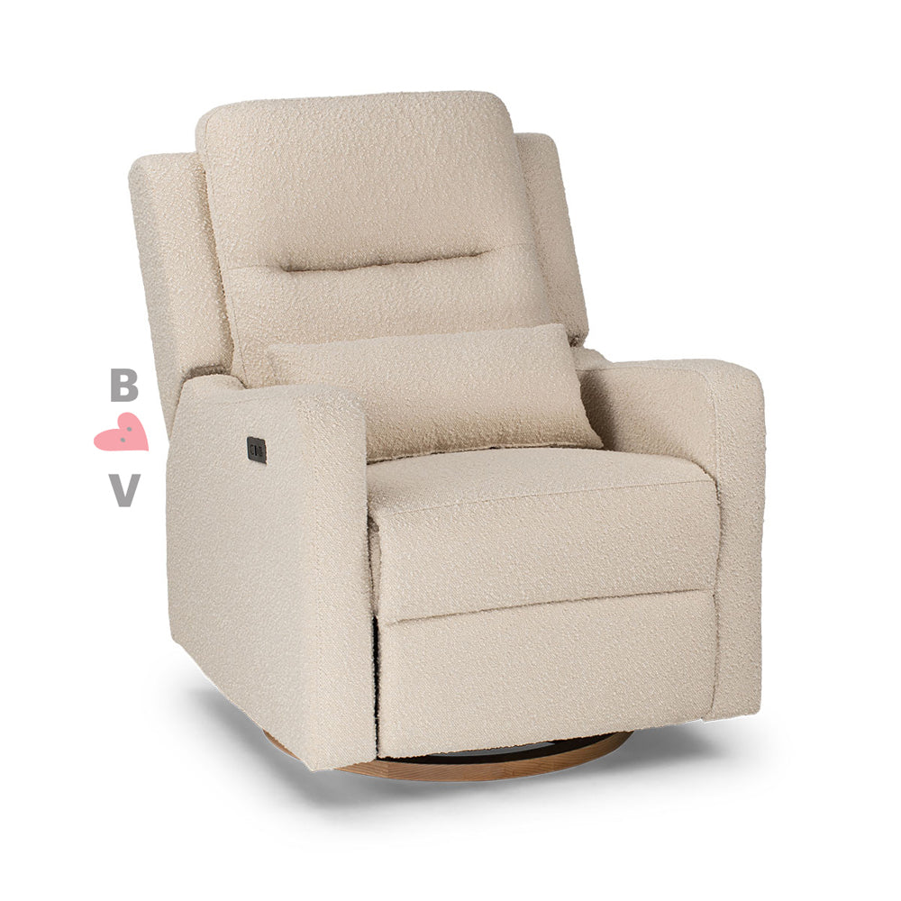 Cocoon Rio Electric Recliner & Glider Chair with USB Sandstone Boucle