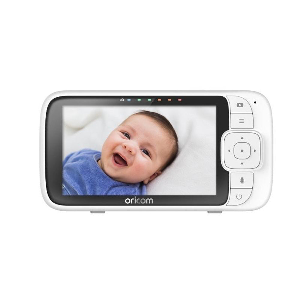 Oricom 5” Smart Hd Nursery Pal Skyview Baby Monitor With Cot Stand