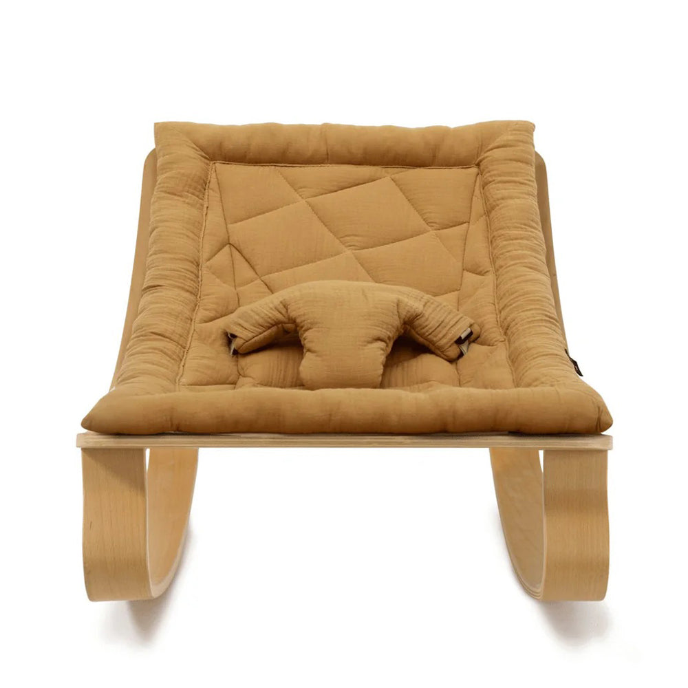 Charlie Crane Levo Baby Rocker In Beech Camel Seat