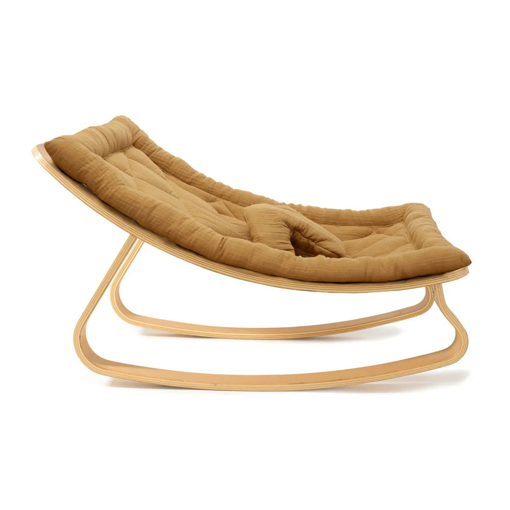 Charlie Crane Levo Baby Rocker In Beech Camel Seat