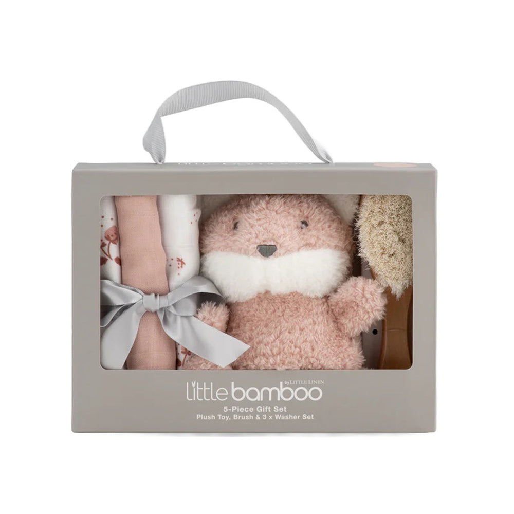 Little Bamboo 5 Piece Gift Set Dusty Rose