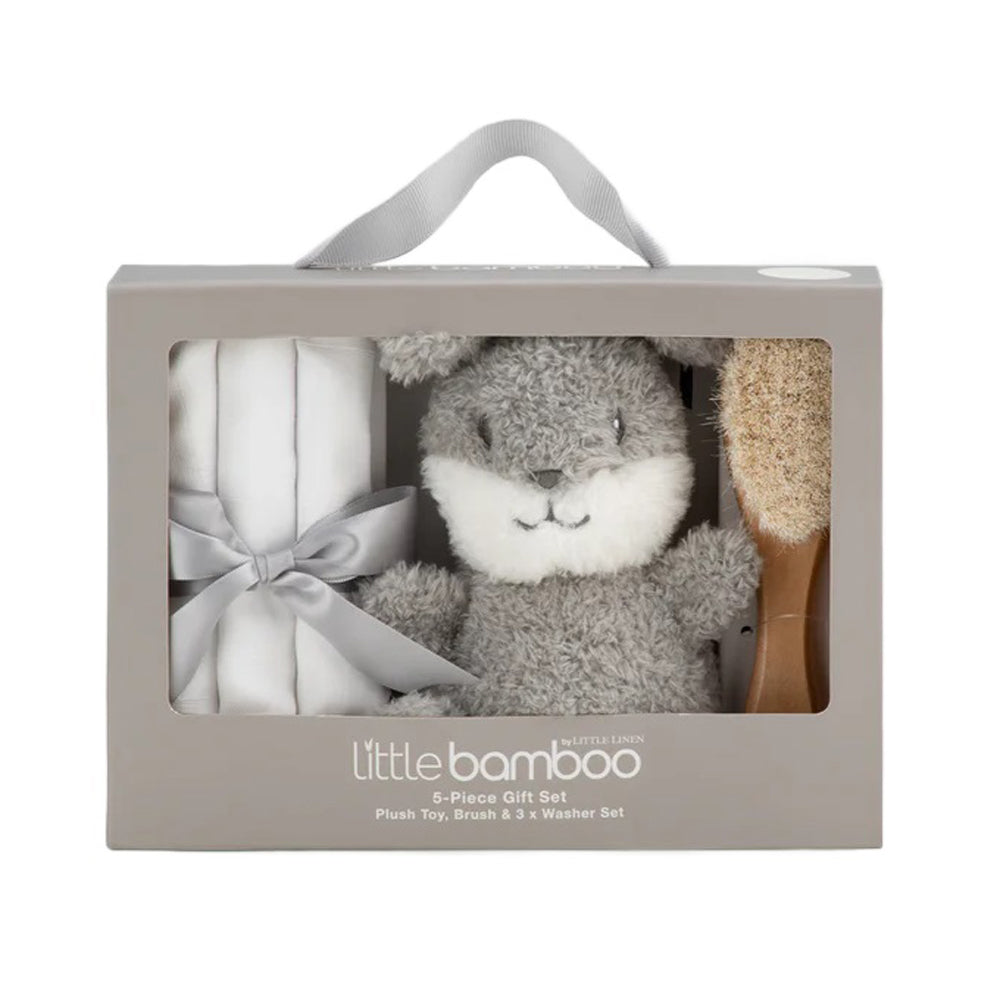 Little Bamboo 5 Piece Gift Set Natural