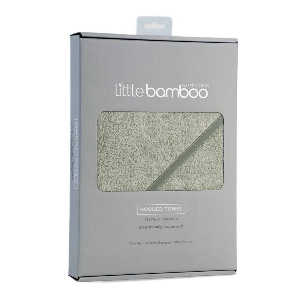 Little Bamboo Hooded Towel Bayleaf