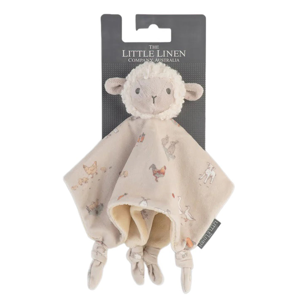 Little Linen Lovie/Comforter Farmyard Lamb