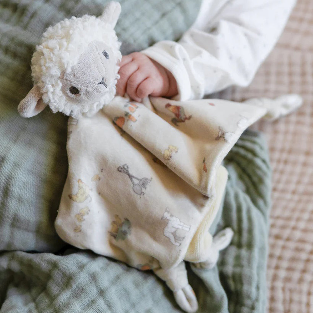 Little Linen Lovie/Comforter Farmyard Lamb