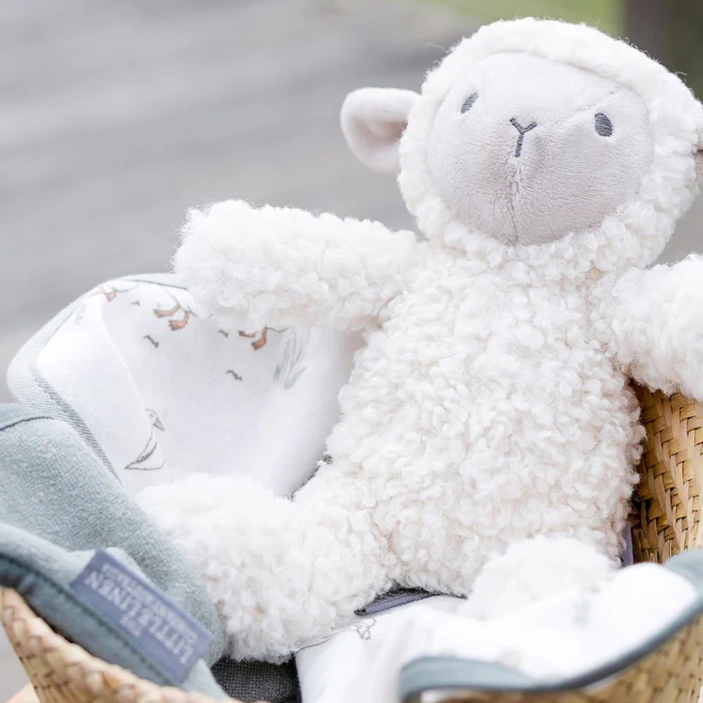 Little Linen Plush Toy & Washers Farmyard Lamb