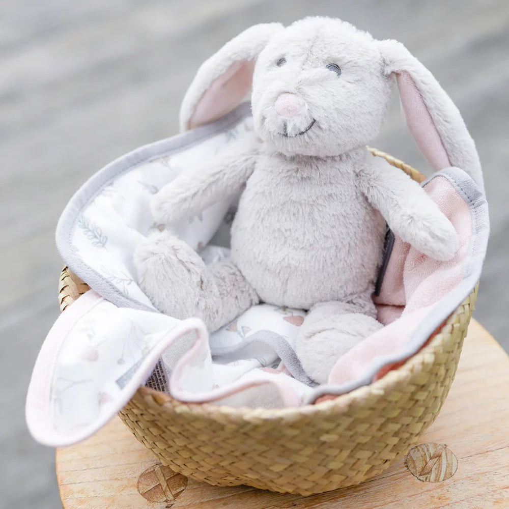 Little Linen Plush Toy & Washers Harvest Bunny