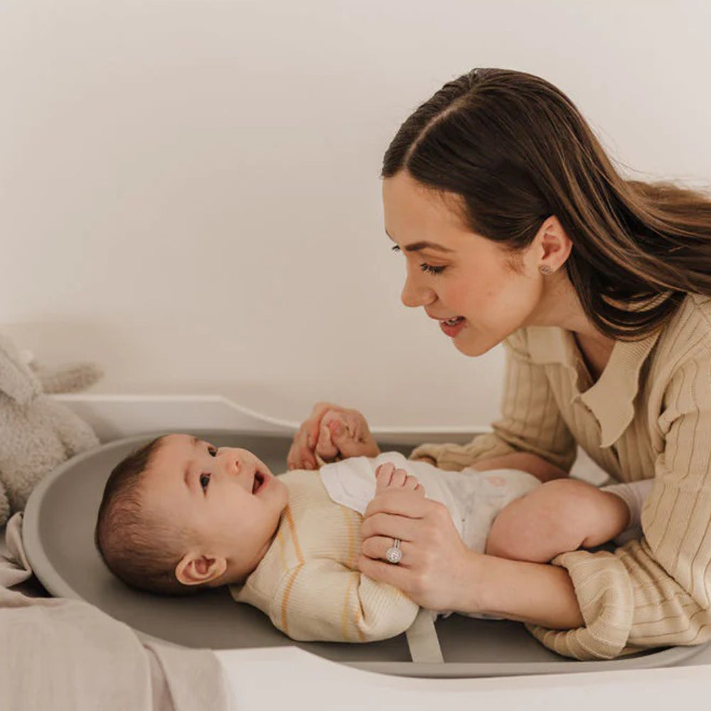 Bubble Baby Changing Mat Grey