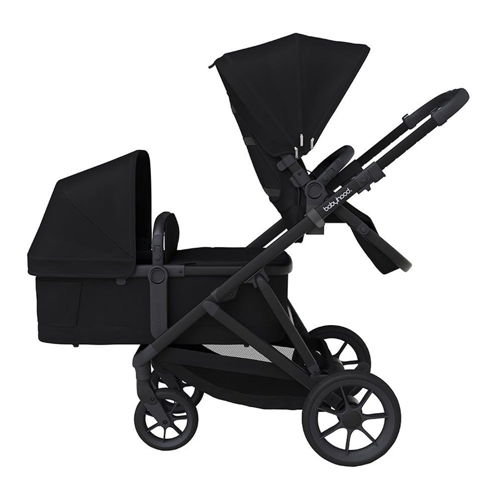 Doppio Plus Stroller Bassinet Black