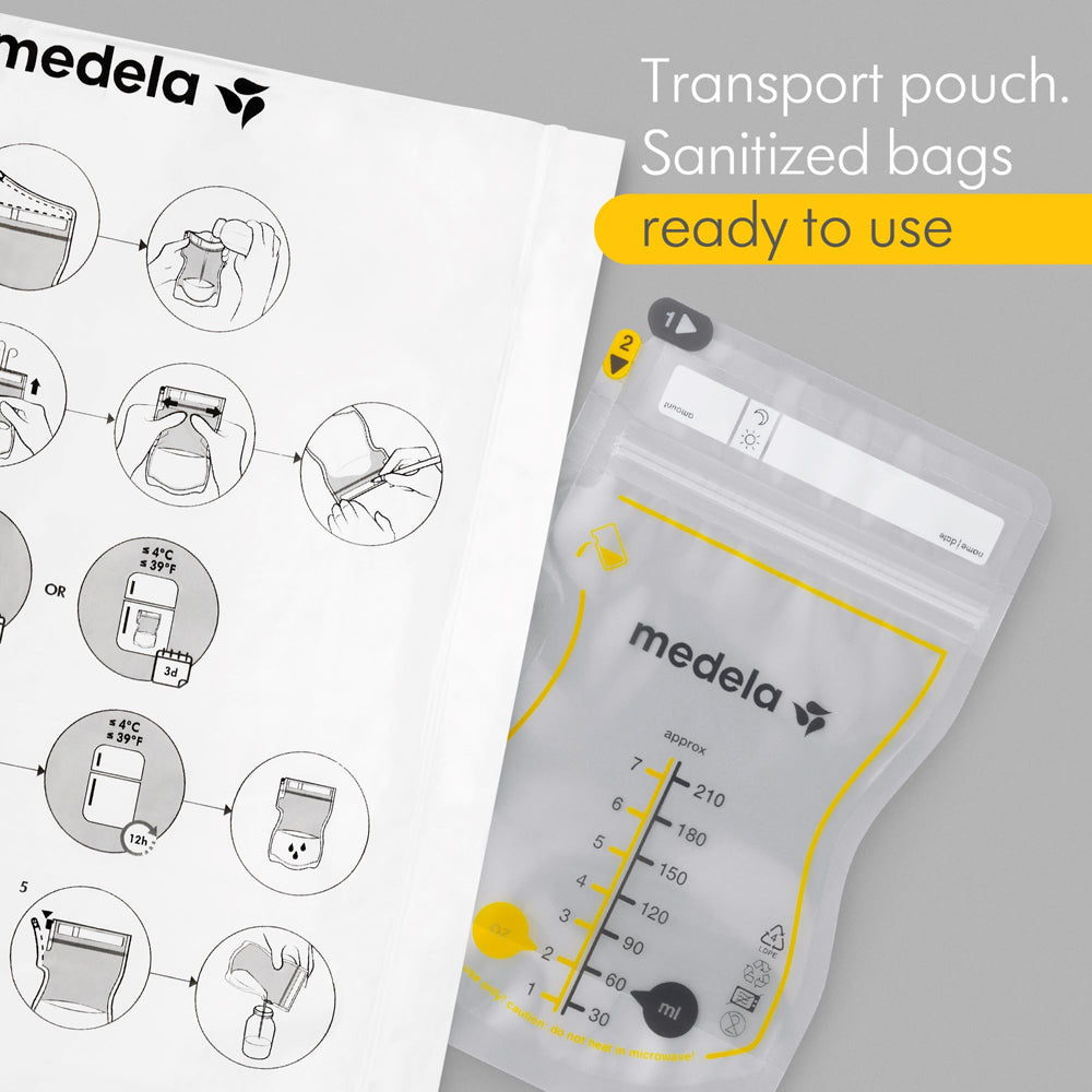 Medela Easy Pour Breastmilk Storage Bags 25 Pack