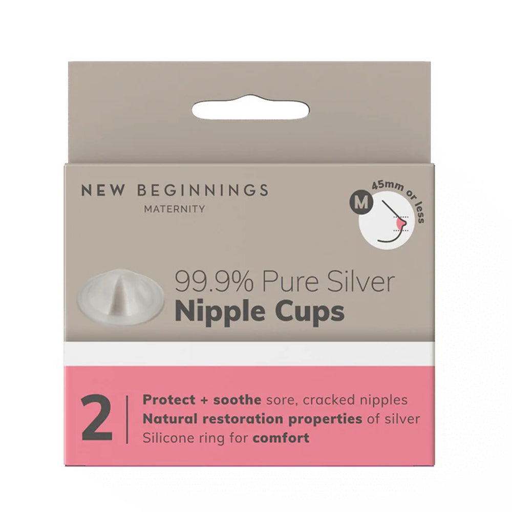 New Beginnings Silver Nursing Cups