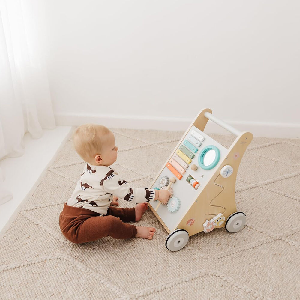 Bubble Wooden Activity Play Walker