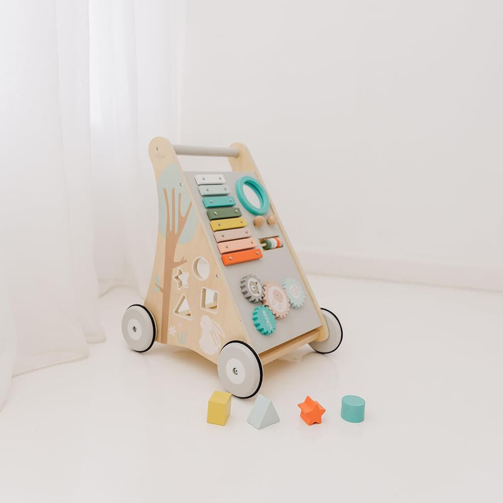 Bubble Wooden Activity Play Walker