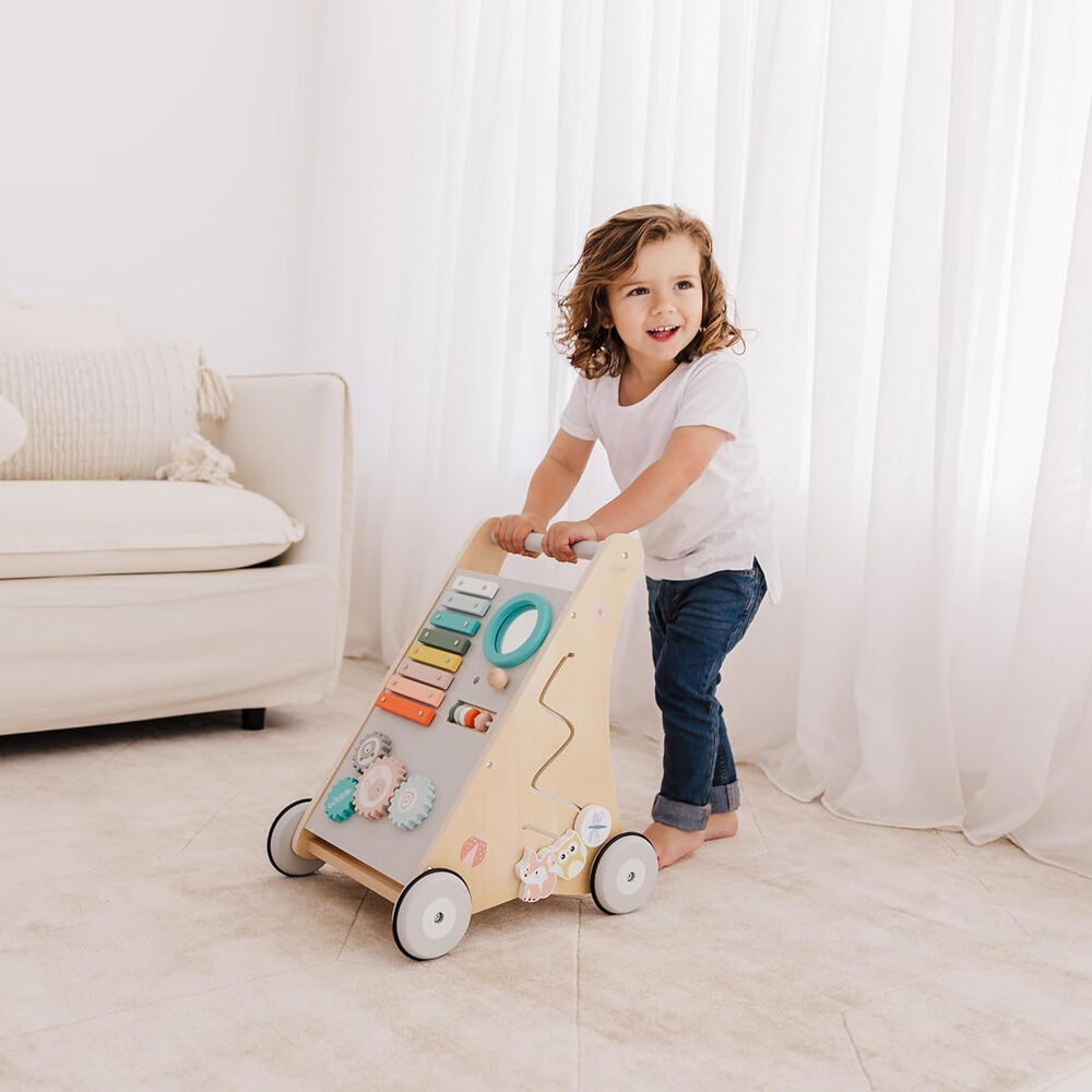 Bubble Wooden Activity Play Walker