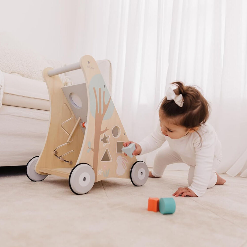 Bubble Wooden Activity Play Walker