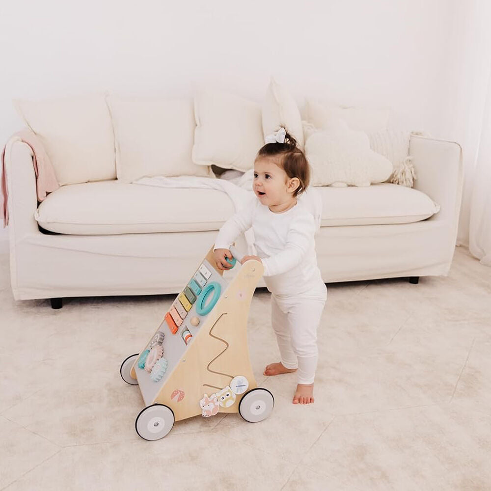 Bubble Wooden Activity Play Walker