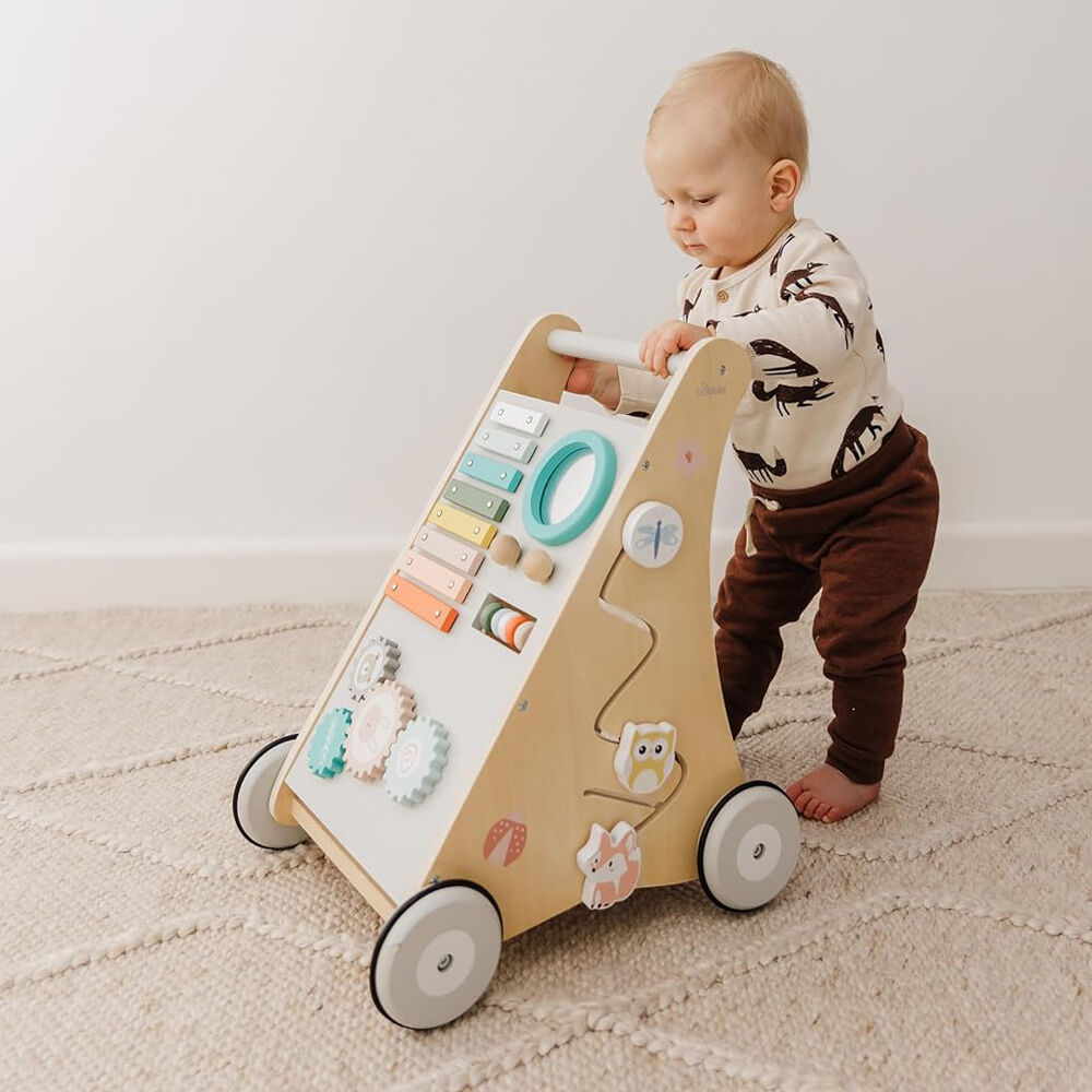 Bubble Wooden Activity Play Walker