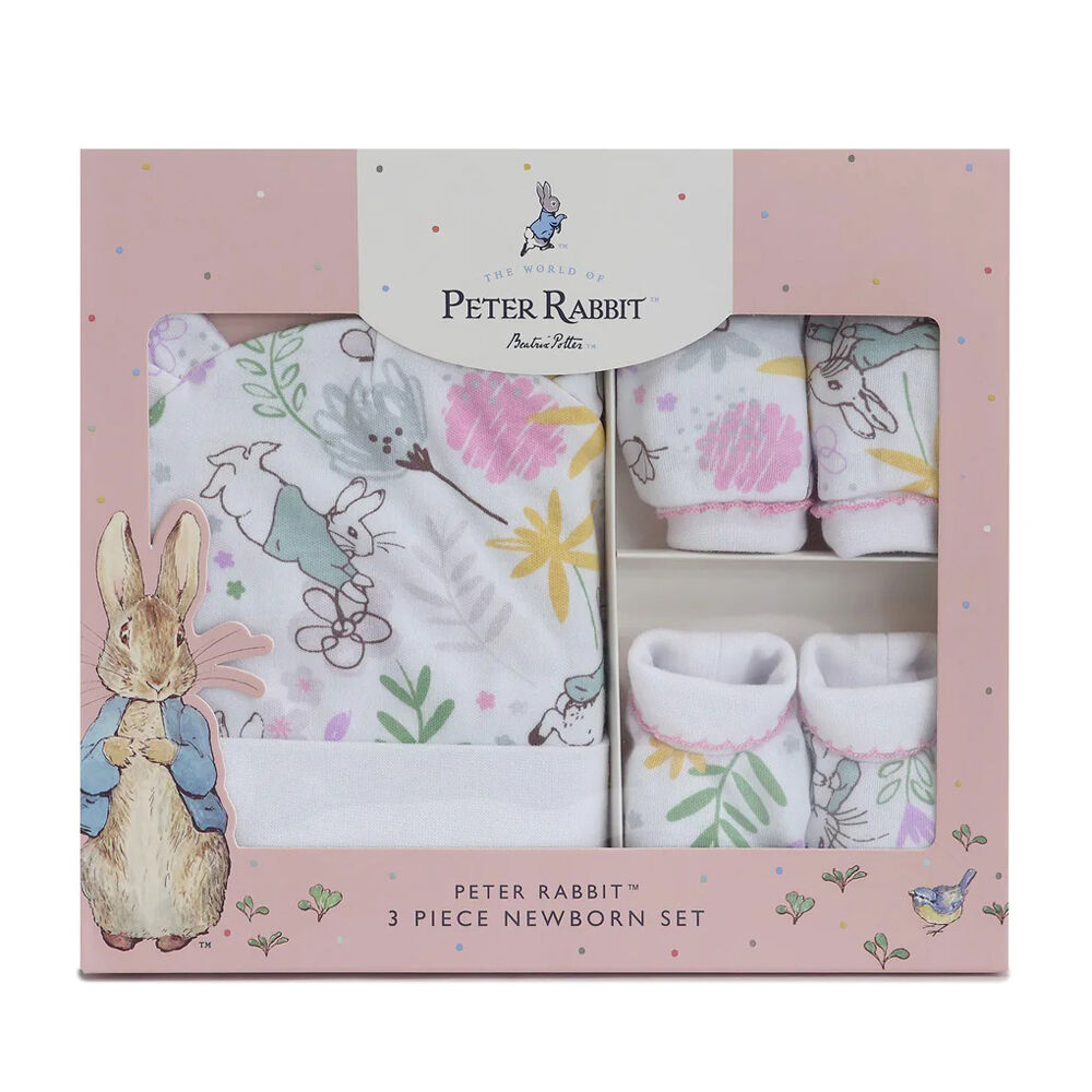 Bubba Blue Peter Rabbit New Adventure 3pcs Layette Set Pink