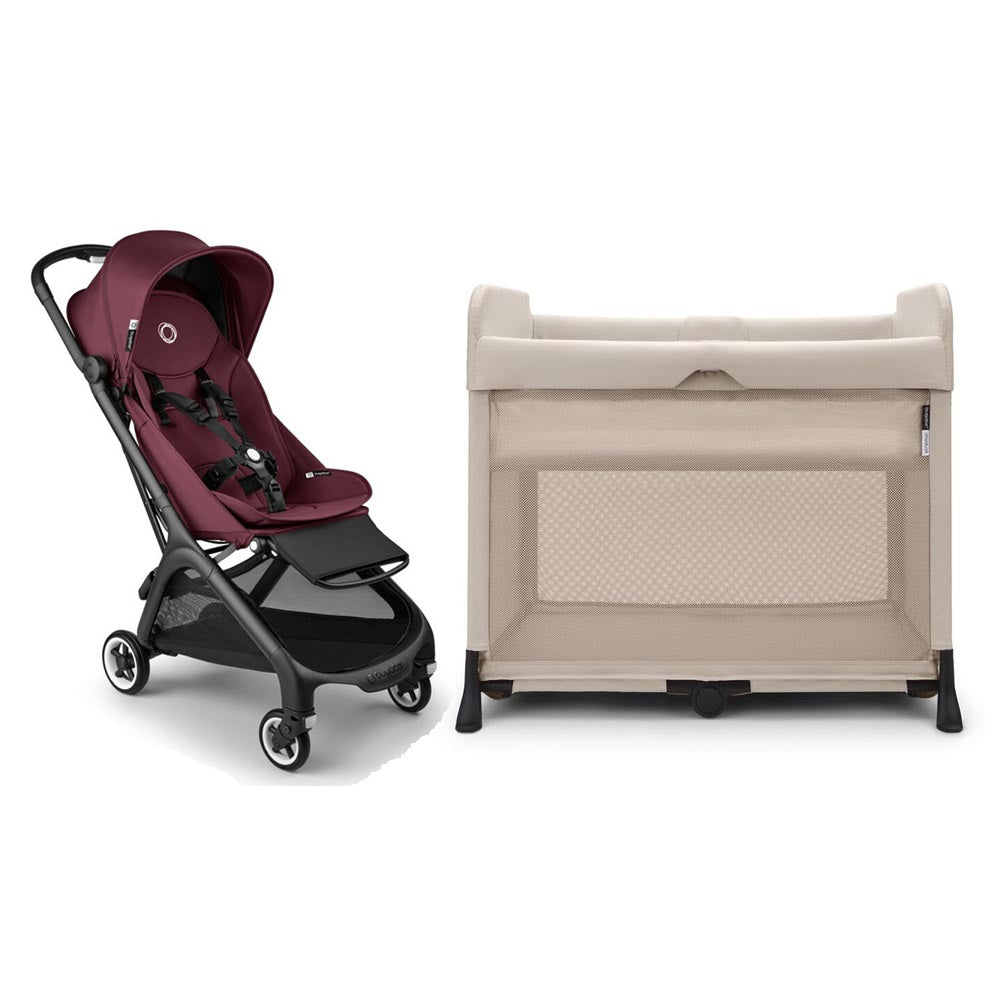 Bugaboo Butterfly Stroller + Stardust Plus Travel Cot