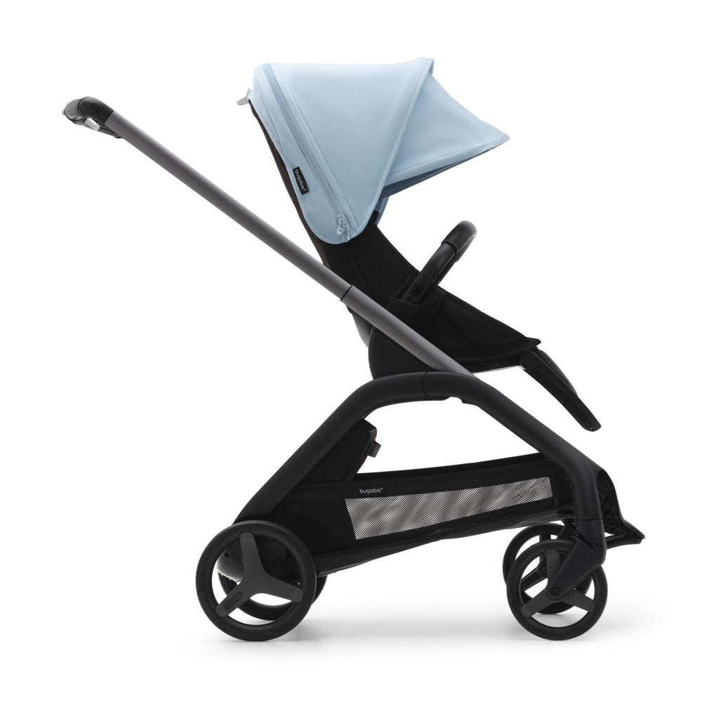 Bugaboo Dragonfly Pram Graphite/Black/Skyline Blue Canopy