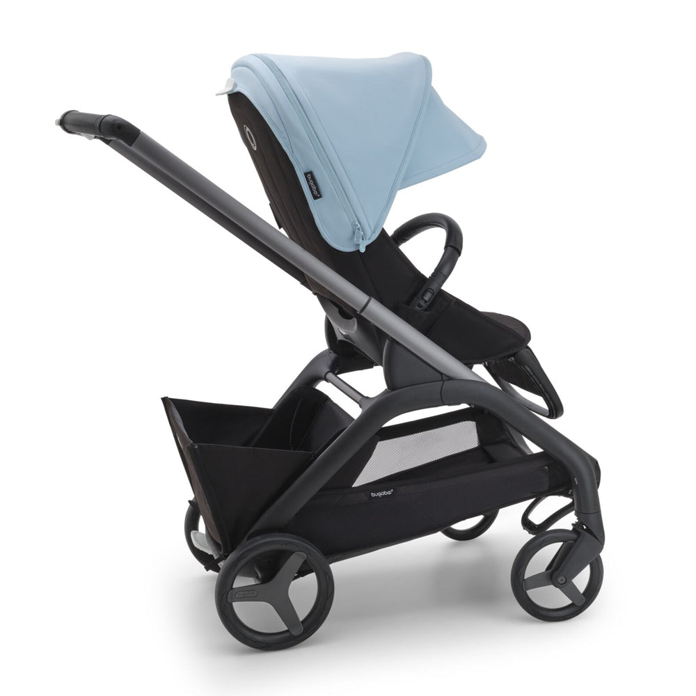 Bugaboo Dragonfly Pram Graphite/Black/Skyline Blue Canopy