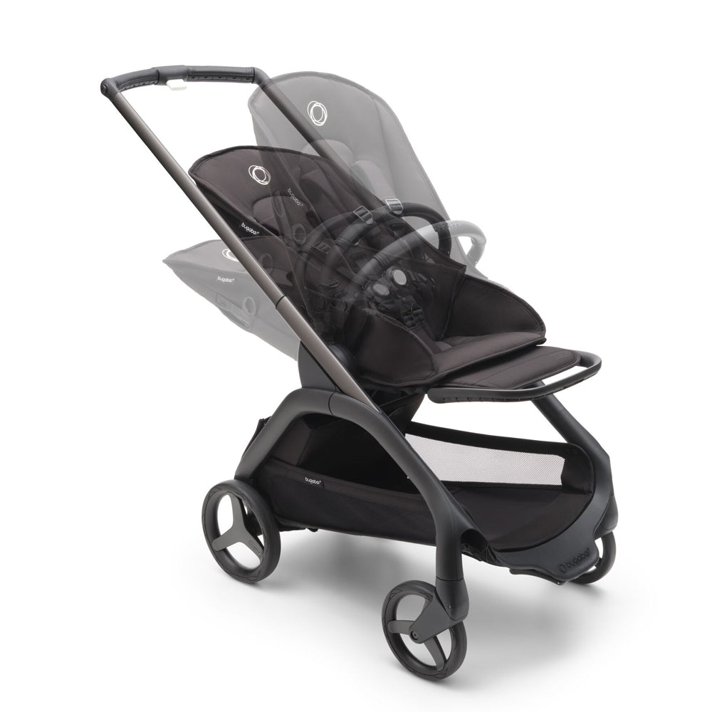 Bugaboo Dragonfly Pram Graphite/Black/Skyline Blue Canopy