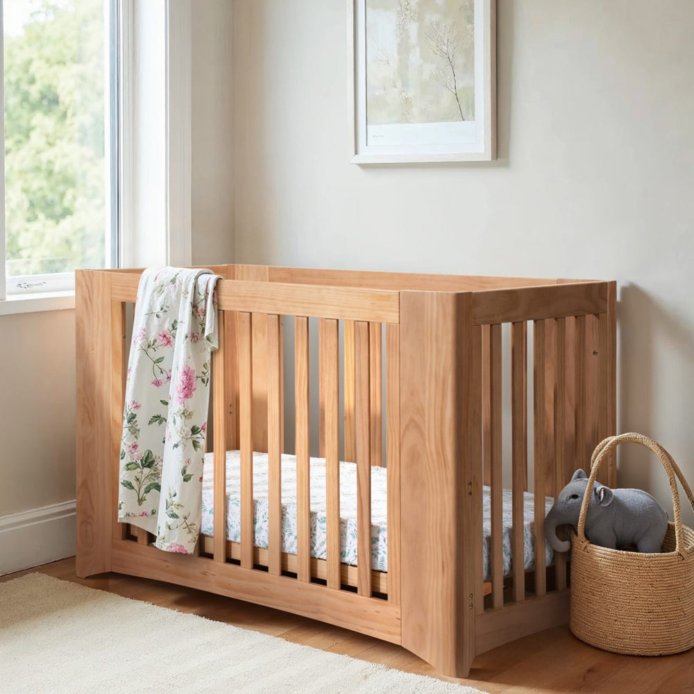 Cocoon Evoluer Cot Sandstone + Mattress Set