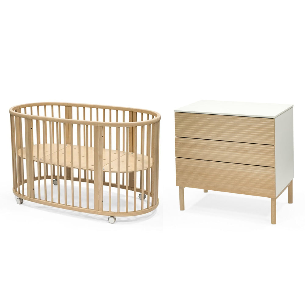 Stokke Sleepi Cot V3 + Dresser White