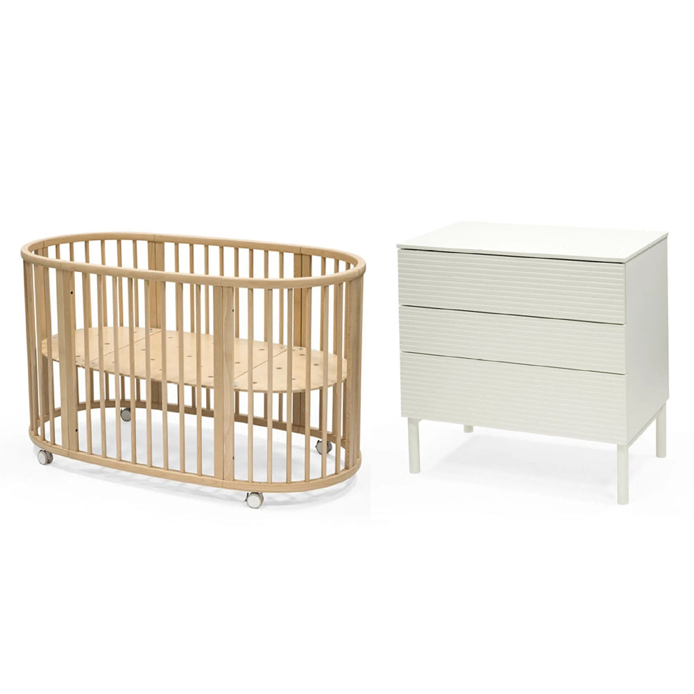 Stokke Sleepi Cot V3 + Dresser White