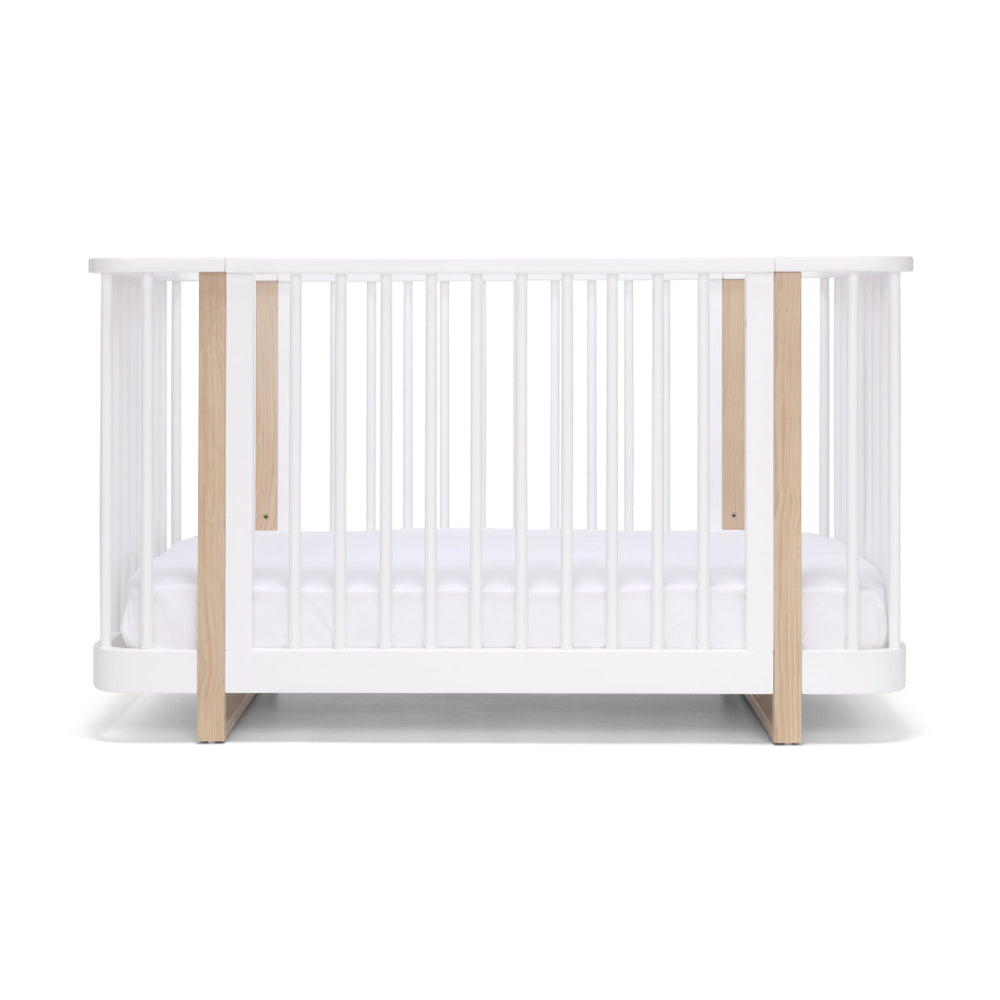 Tasman Eco Pisa Cot + Mattress + Dresser Nursery Package