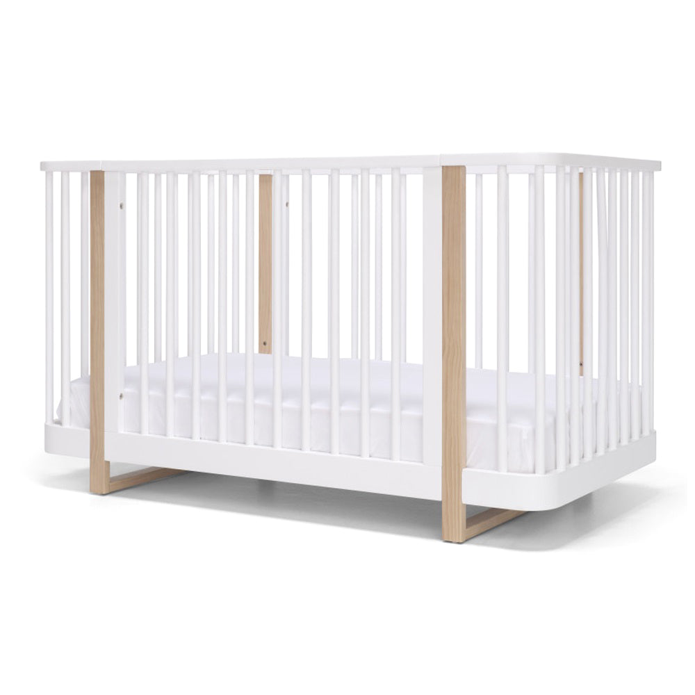 Tasman Eco Pisa Cot + Mattress + Dresser Nursery Package