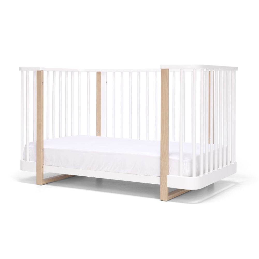 Tasman Eco Pisa Cot + Mattress + Dresser Nursery Package